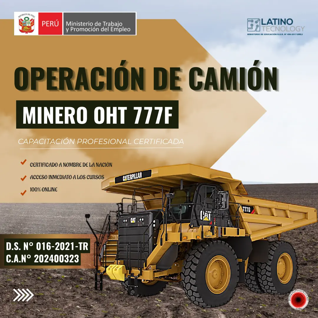 CAMIÓN MINERO OHT 777F