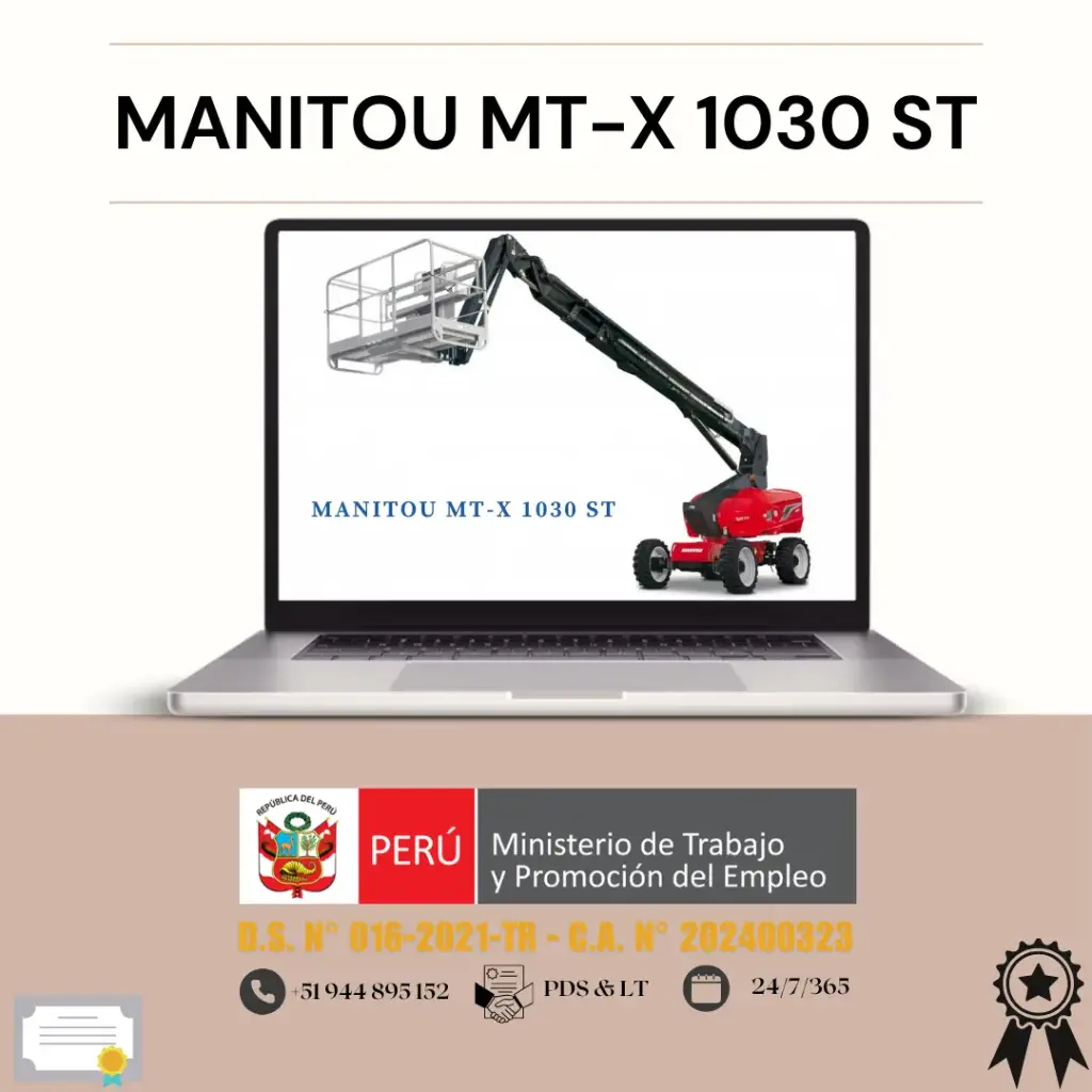 Operación de Manitou MT-X 1030ST