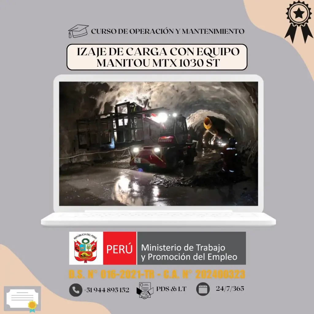 IZAJE DE CARGA CON EQUIPO MANITOU MTX 1030 ST