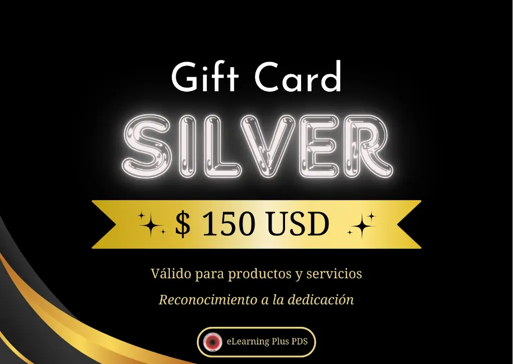 Tarjeta de regalo Silver 150USD 