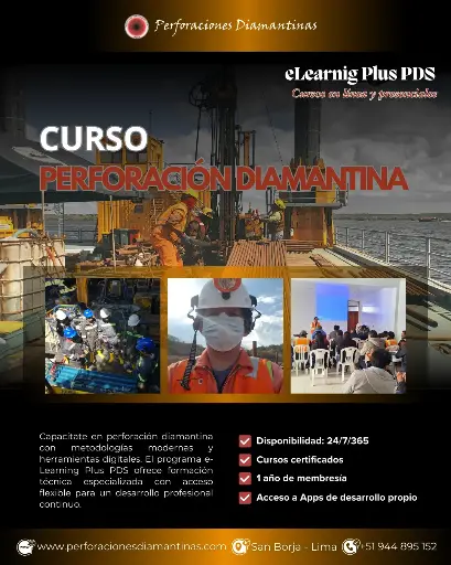 [Exhibición 2] Perforación Diamantina para Personal Técnico y Administrativo - eLearning Plus PDS