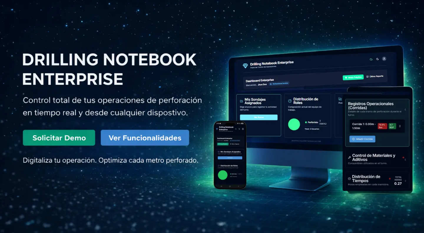 Reportes de Perforación - Drilling Notebook PDS