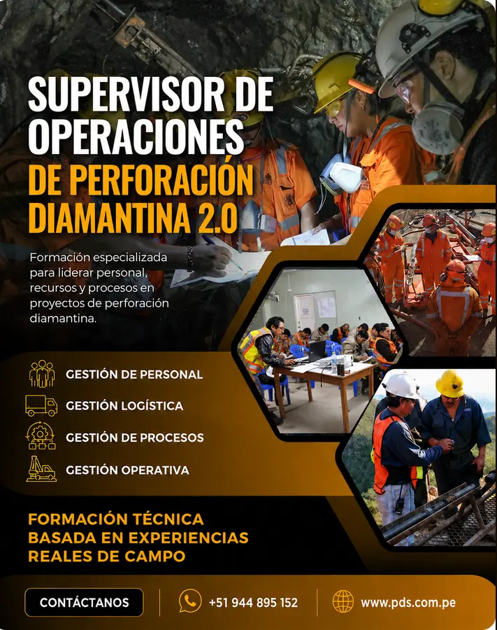 SUPERVISOR DE OPERACIONES DE PERFORACIÓN DIAMANTINA 2.0