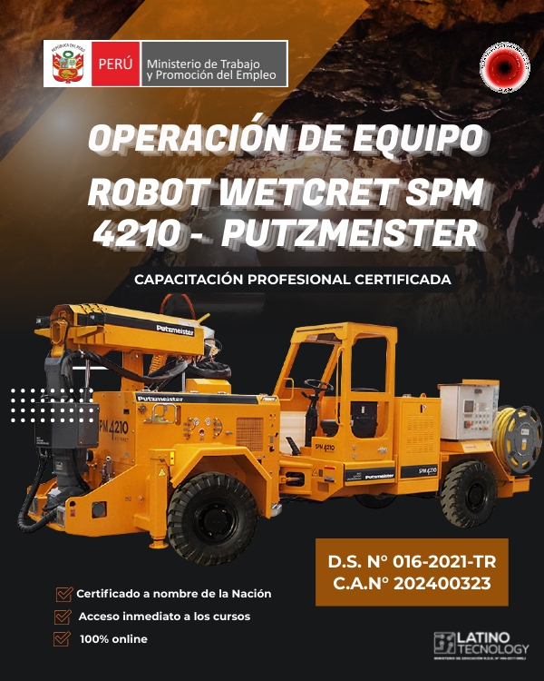 OPERACIÓN DE EQUIPO ROBOT WETCRET SPM 4210 - PUTZMEISTER