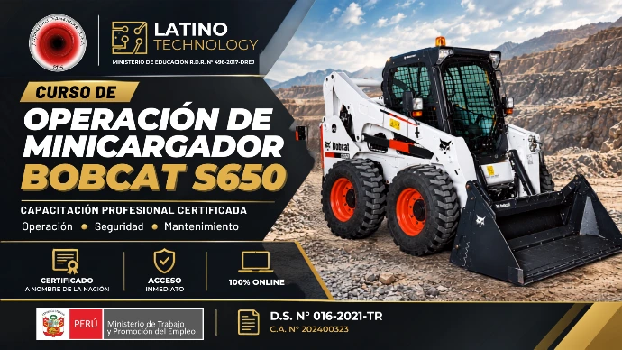 OPERACIÓN DE MINICARGADOR BOBCAT S650