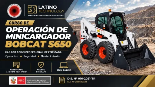 OPERACIÓN DE MINICARGADOR BOBCAT S650