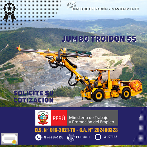 OPERACIÓN DE JUMBO TROIDON 55
