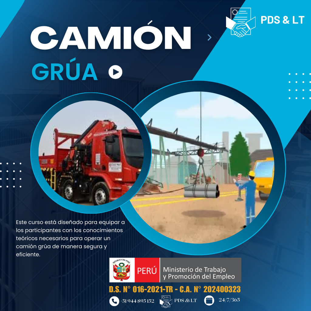OPERACIÓN DE CAMIÓN GRÚA