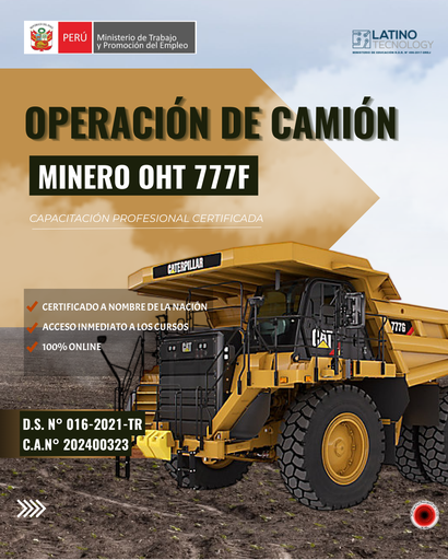 OPERACIÓN DE CAMIÓN MINERO OHT 777F