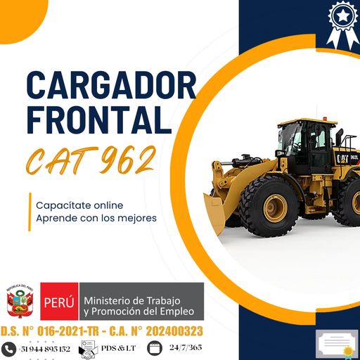 OPERACIÓN DE CARGADOR FRONTAL CAT 962H