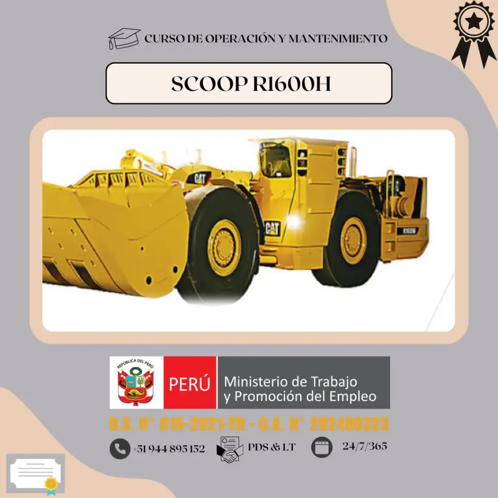 OPERACIÓN DE SCOOP R1600H